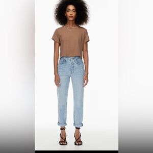 Denim Forum The Boyfriend High Rise Loose 28L Light Blue Women's Jeans